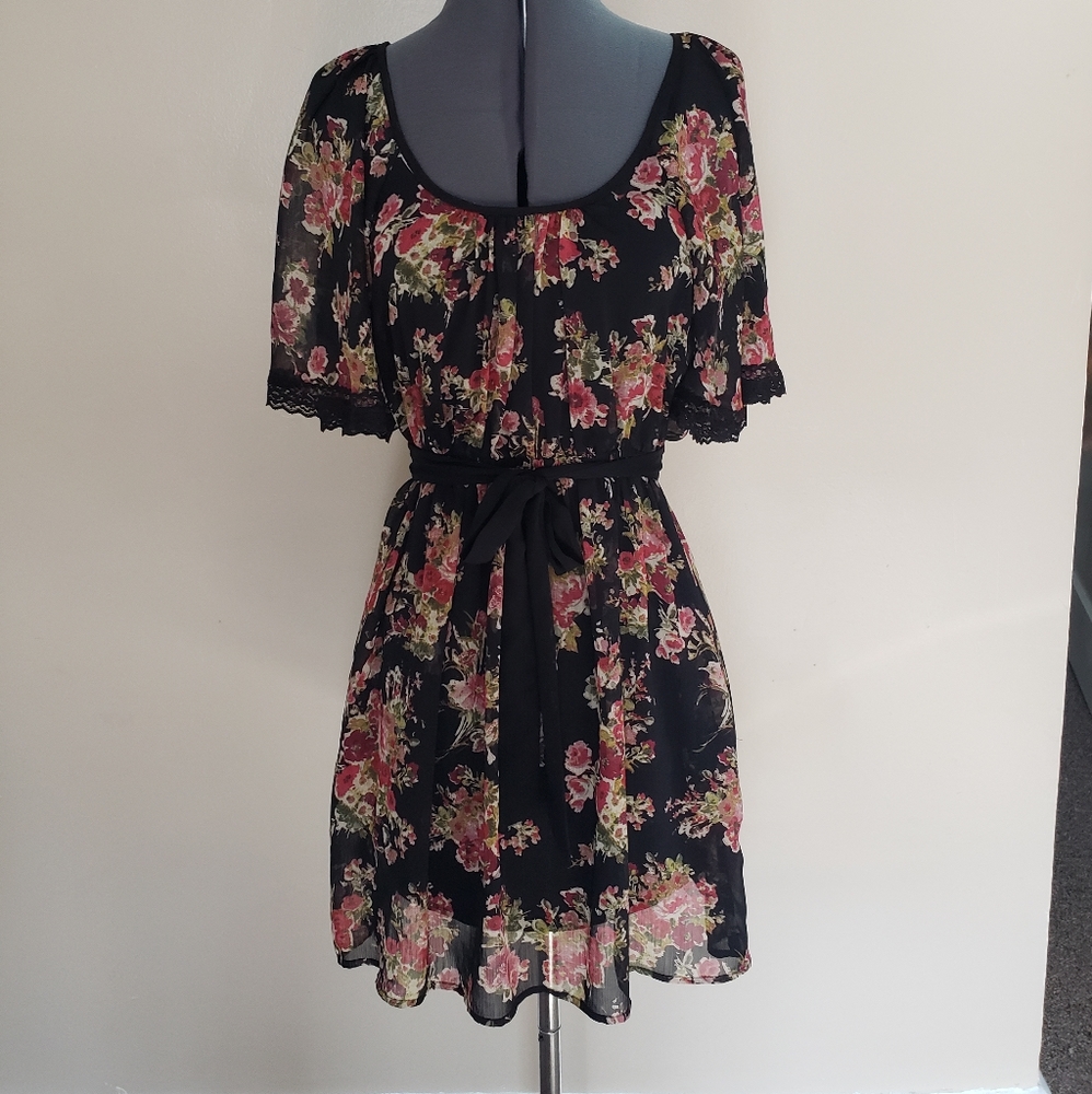 Floral Dress With Slip